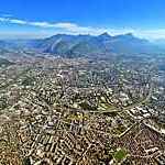 Aerial view of Grenoble